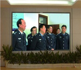 淮南交警大隊(duì)室內(nèi)P1.66全彩顯示屏