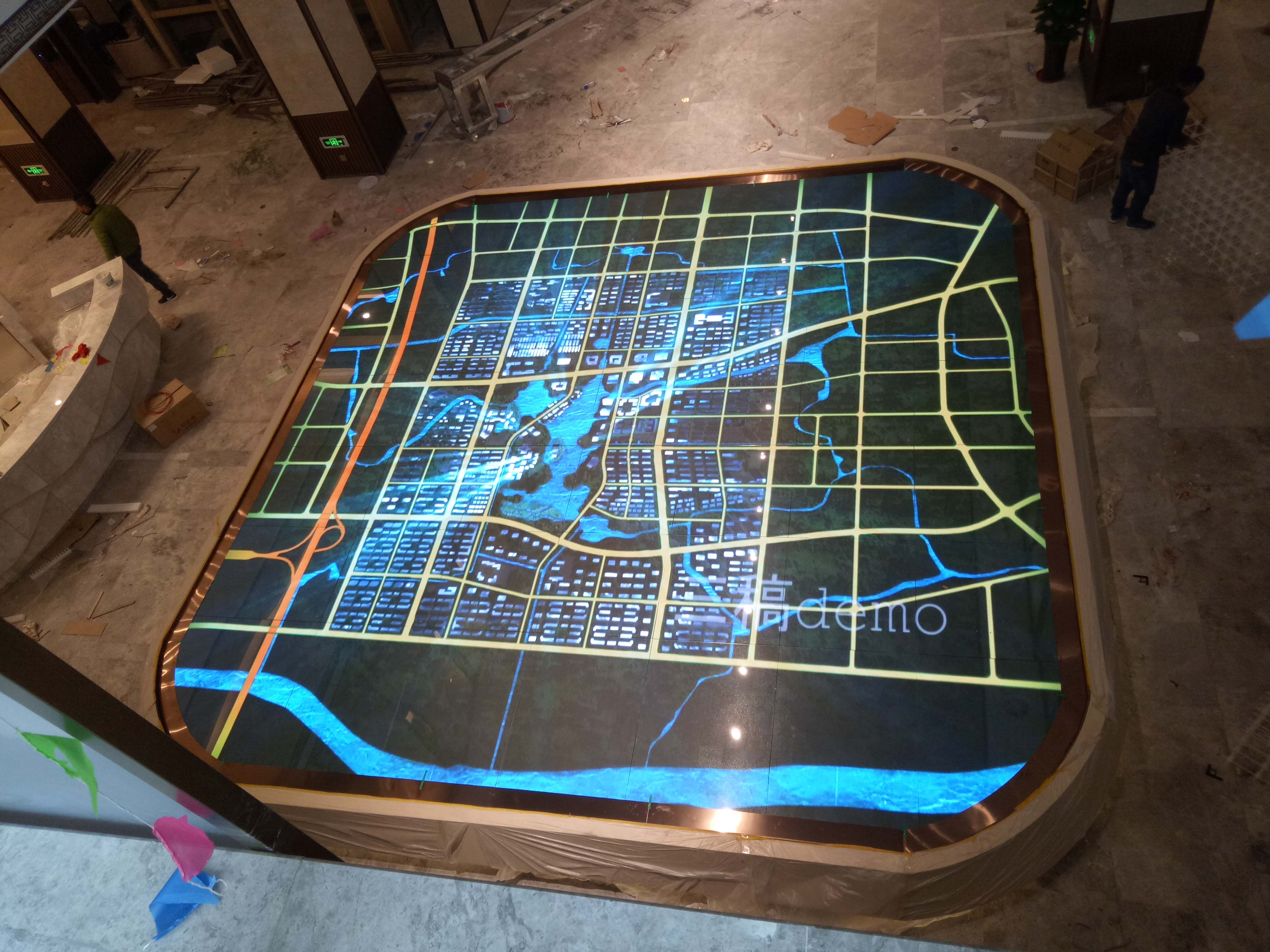 三河沙盤P2.5室內(nèi)全彩 三河沙盤P2.5室內(nèi)全彩