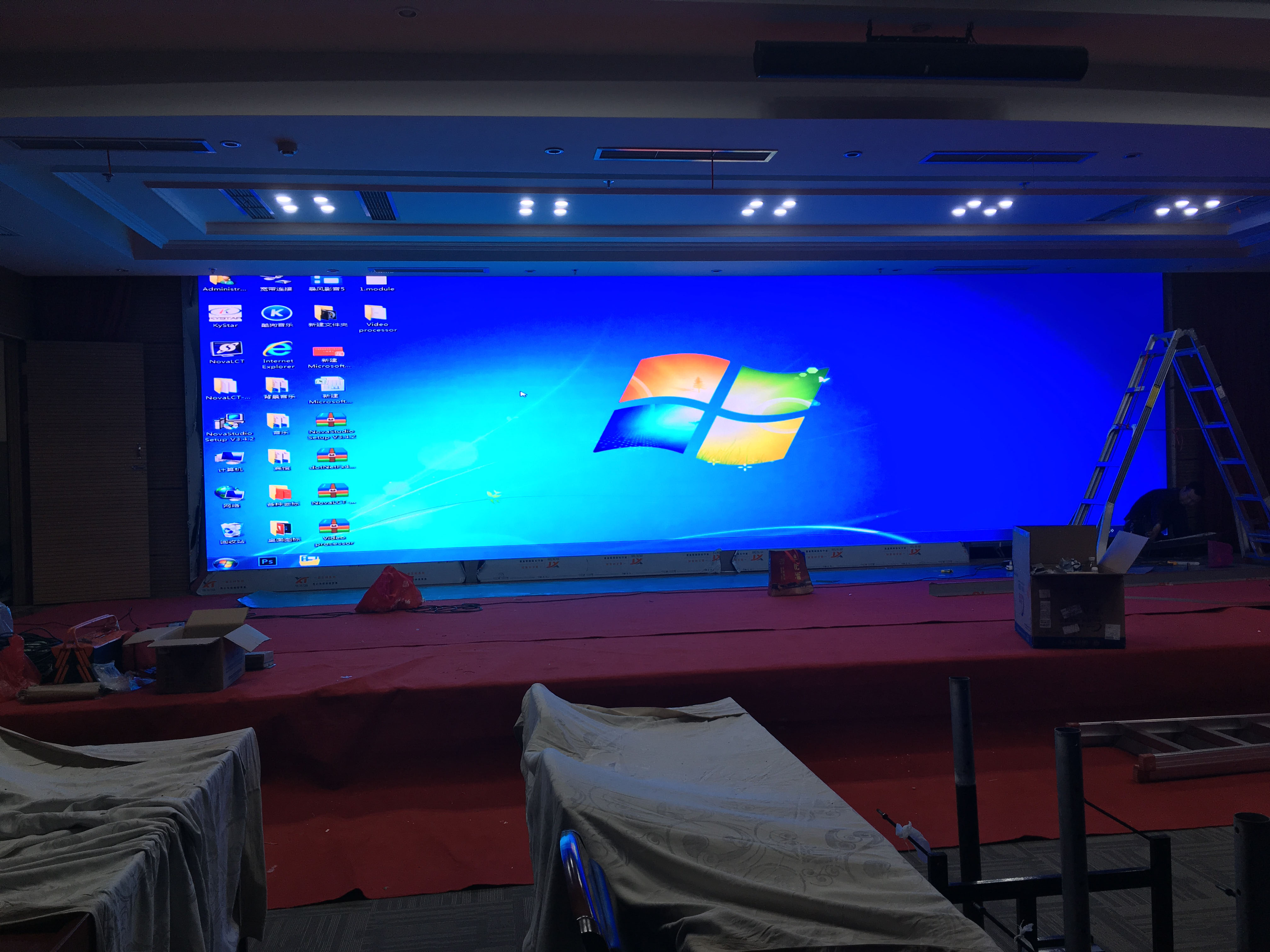 蕪湖雙翼賓館P2.5室內(nèi)全彩 蕪湖雙翼賓館P2.5室內(nèi)全彩