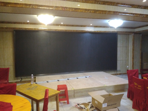 合肥長豐薇薇新娘影樓室內(nèi)p5全彩顯示屏